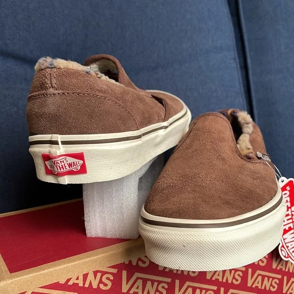 Vans Classic Slip-On Sherpa Rain Drum / Marshmallow WMNS - Picture 10 of 16